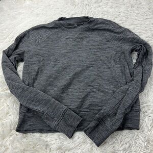 Lululemon Close Comfort Crewneck Heathered Core Dark Grey